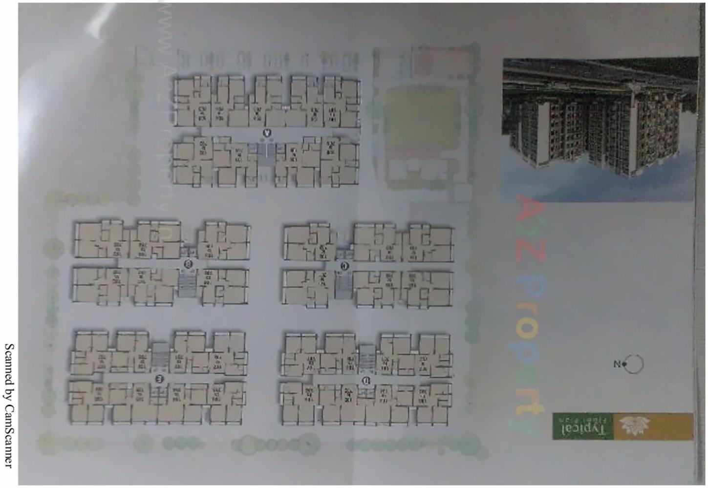 Layout of real estate project Shree Hari Blessing located at Vatva, Ahmedabad, Gujarat