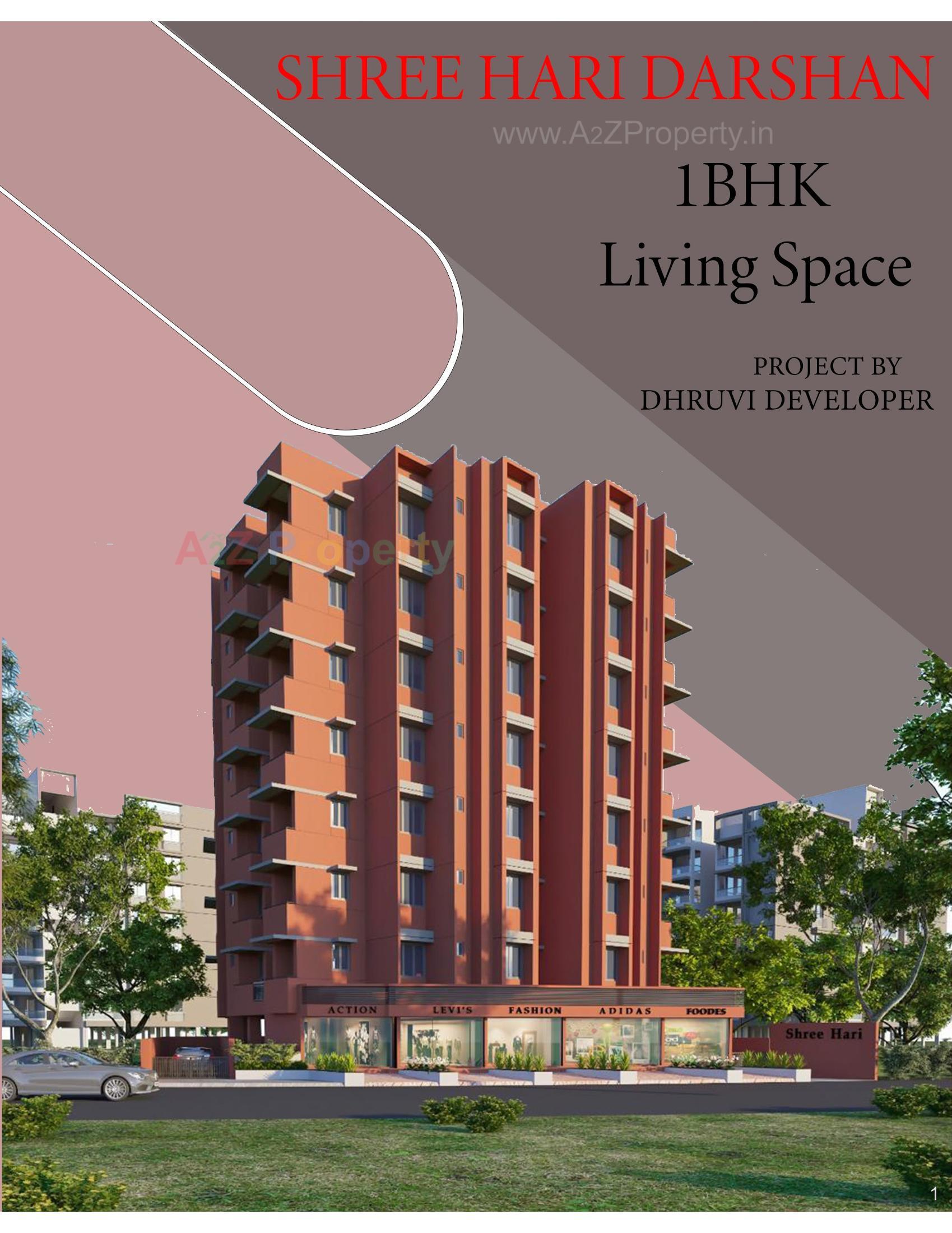 3D Elevation of real estate project Shree Hari Darshan located at Chandlodia, Ahmedabad, Gujarat