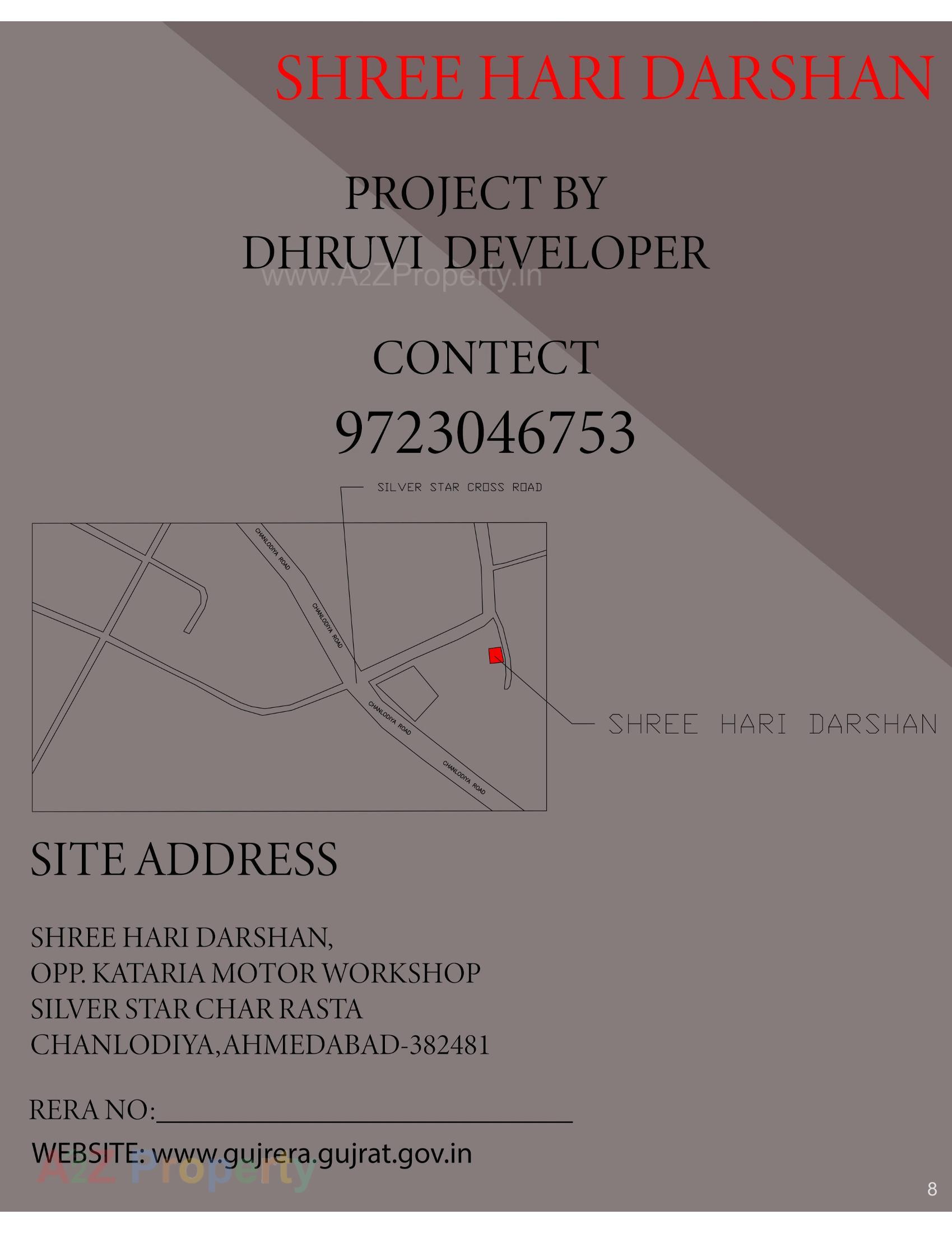  of real estate project Shree Hari Darshan located at Chandlodia, Ahmedabad, Gujarat