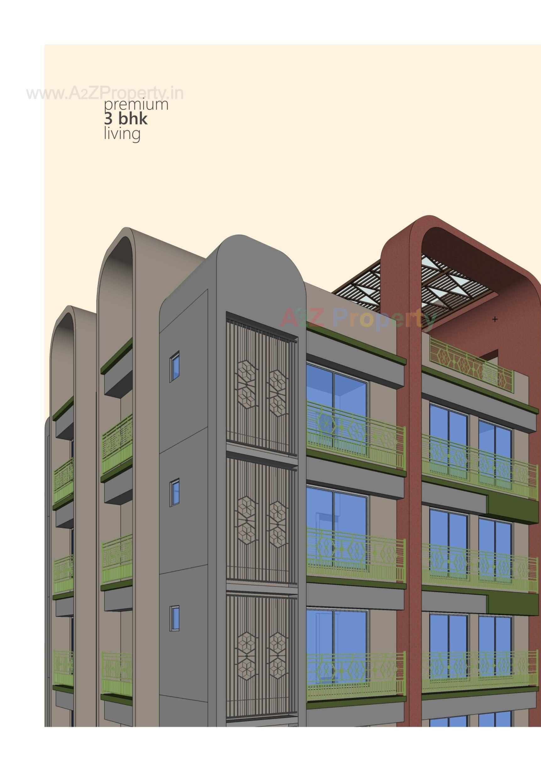 Layout of real estate project Shree Hari Dreamland located at Tragad, Ahmedabad, Gujarat