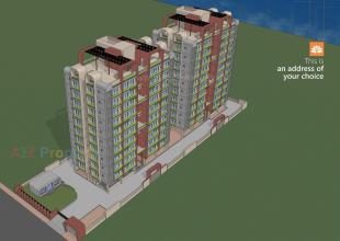 Elevation of real estate project Shree Hari Dreamland located at Tragad, Ahmedabad, Gujarat