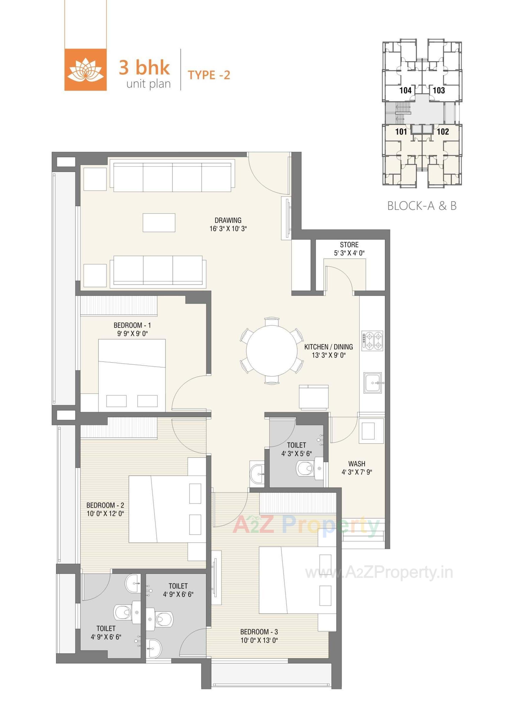 Layout of real estate project Shree Hari Dreamland located at Tragad, Ahmedabad, Gujarat