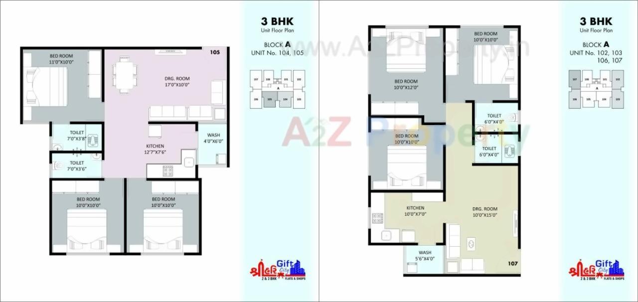 Layout of real estate project Shree Hari Gift City located at Hanspura, Ahmedabad, Gujarat