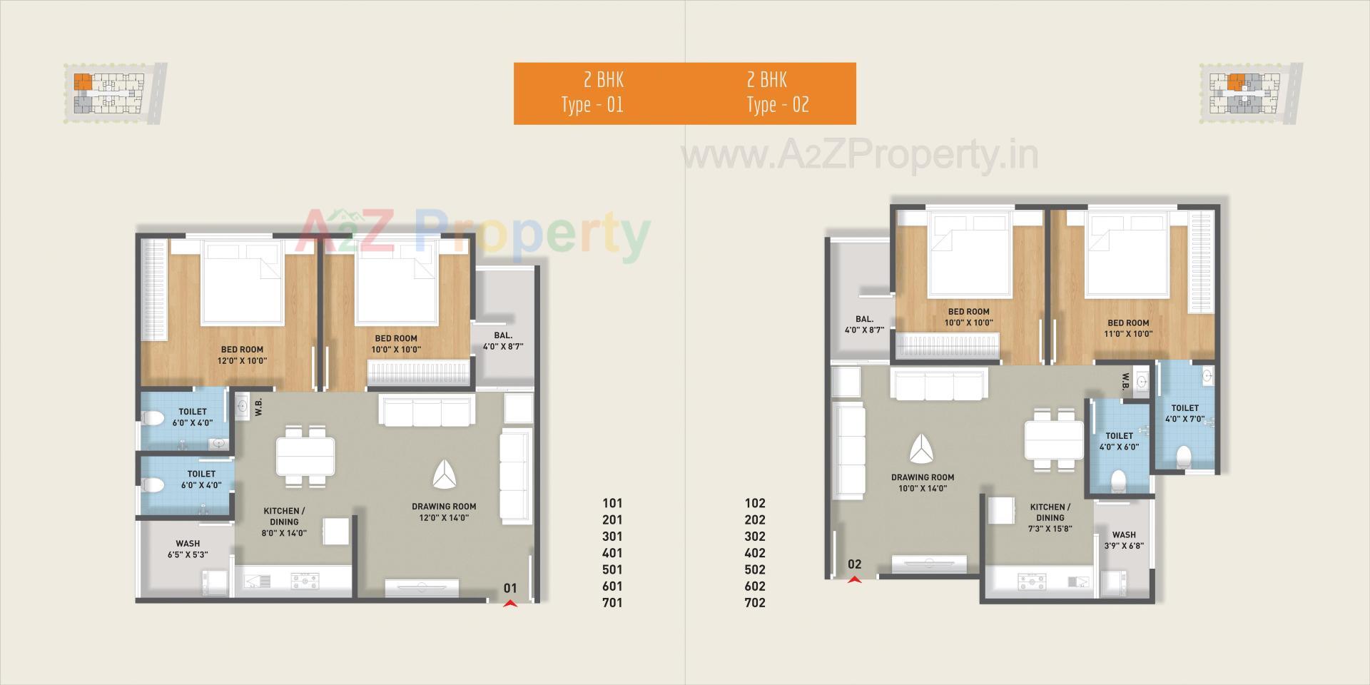 Layout of real estate project Shree Kunj Heights located at Naroda, Ahmedabad, Gujarat
