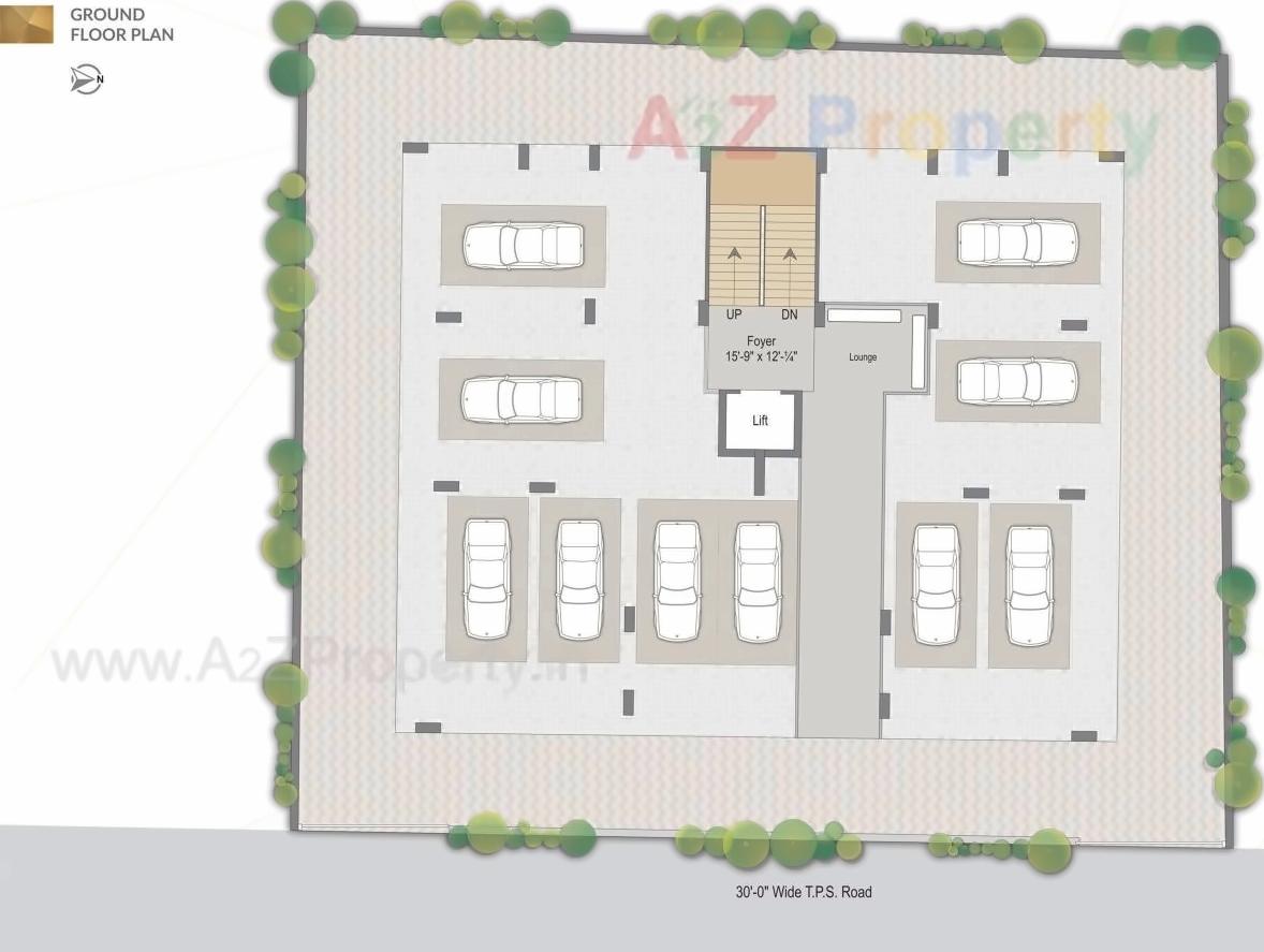 Layout of real estate project Shree Kunj Residency located at Ahmedabad, Ahmedabad, Gujarat