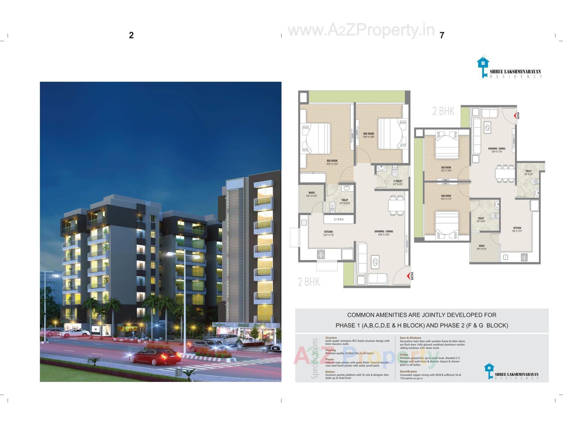 Layout of real estate project Shree Lakshminarayan Residency located at Ahmedabad, Ahmedabad, Gujarat