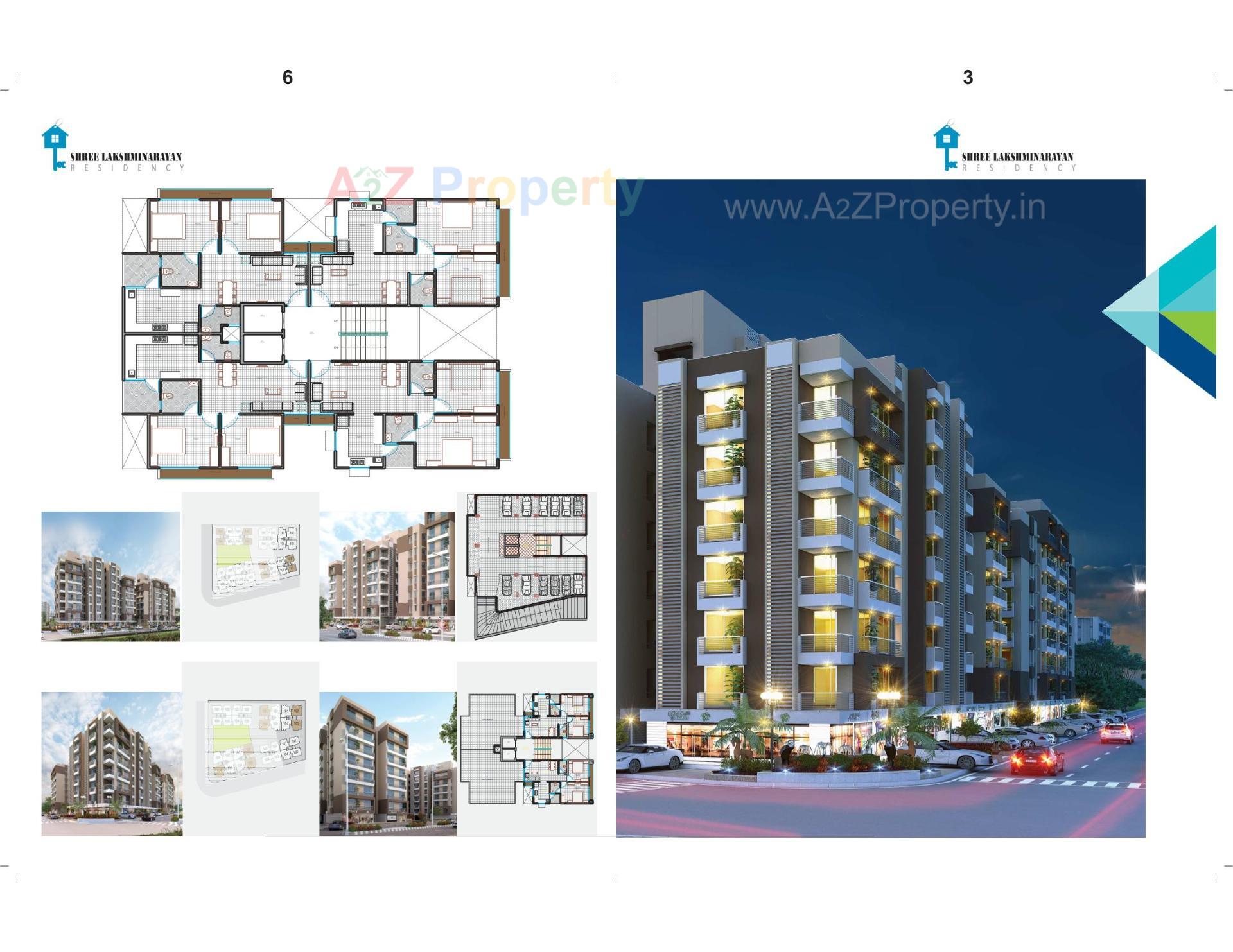 Layout of real estate project Shree Lakshminarayan Residency located at Ahmedabad, Ahmedabad, Gujarat