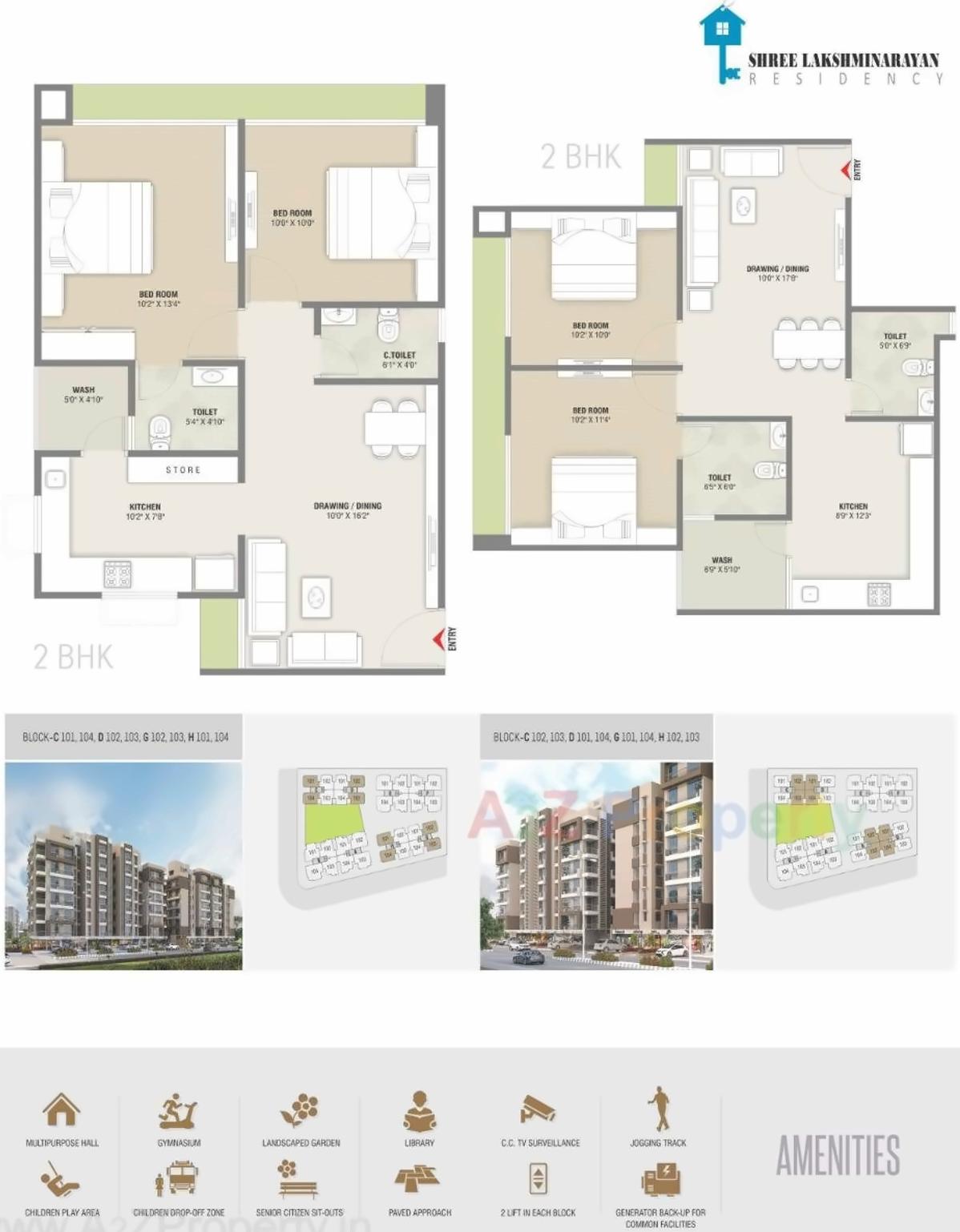 Layout of real estate project Shree Lakshminarayan Residency located at Ghuma, Ahmedabad, Gujarat