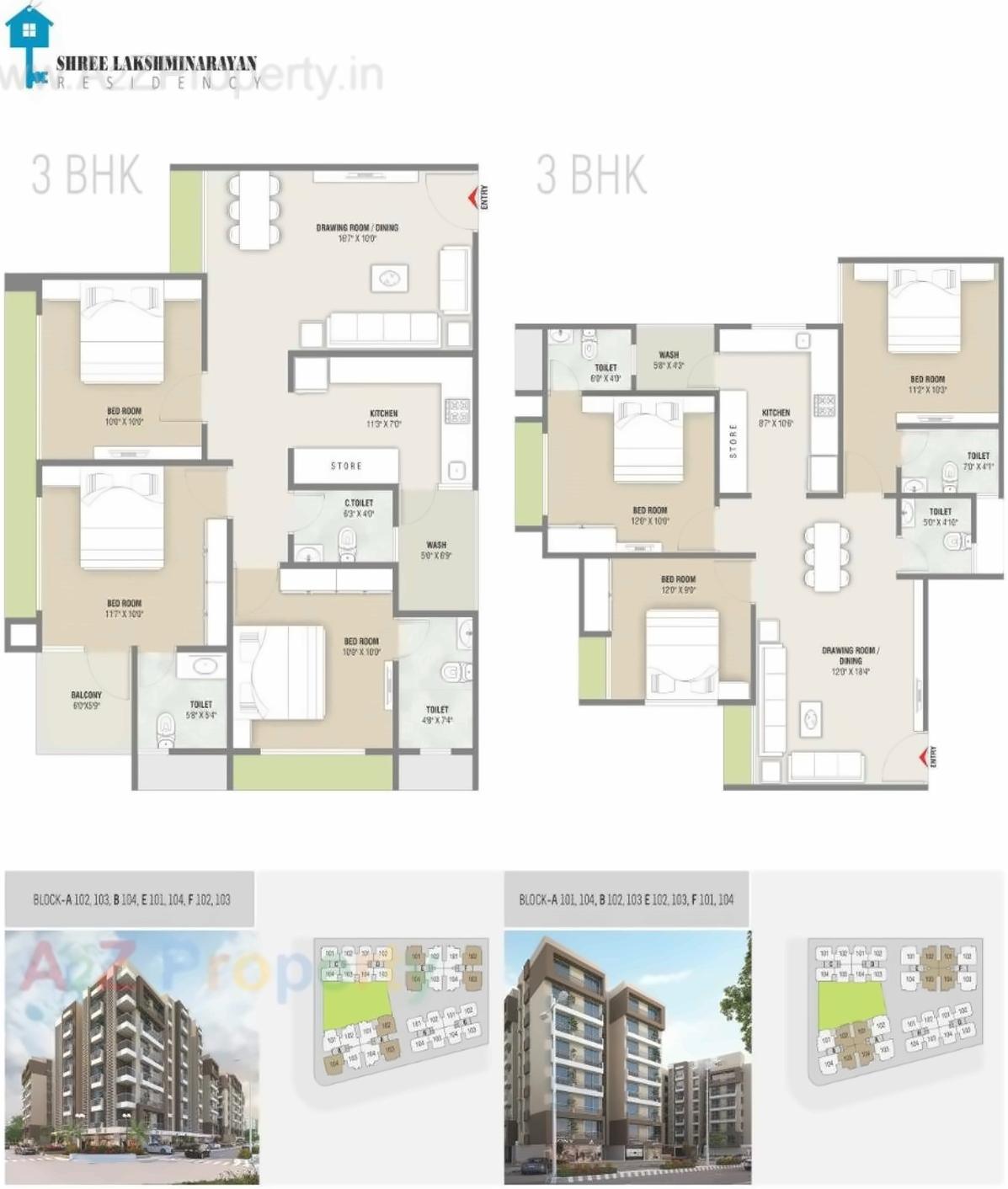 Layout of real estate project Shree Lakshminarayan Residency located at Ghuma, Ahmedabad, Gujarat