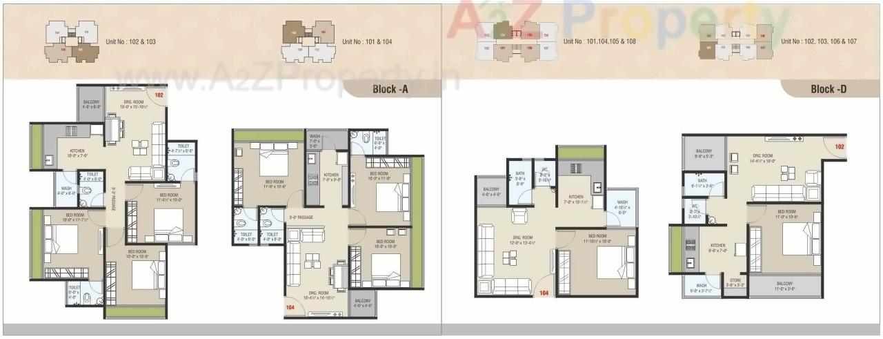 Layout of real estate project Shree Prayosha Residency located at Vinzol, Ahmedabad, Gujarat