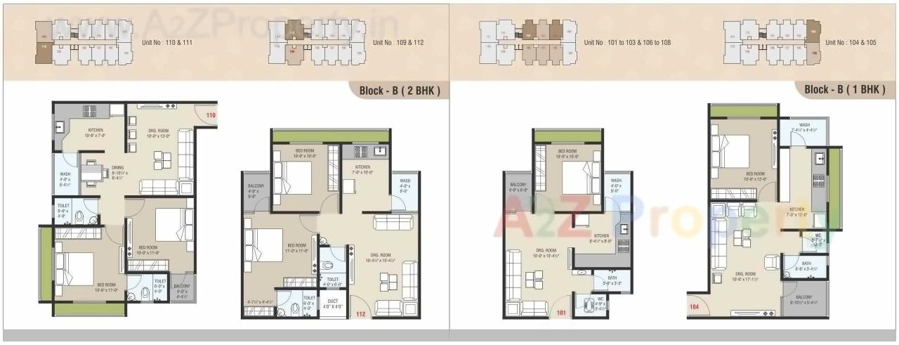 Layout of real estate project Shree Prayosha Residency located at Vinzol, Ahmedabad, Gujarat
