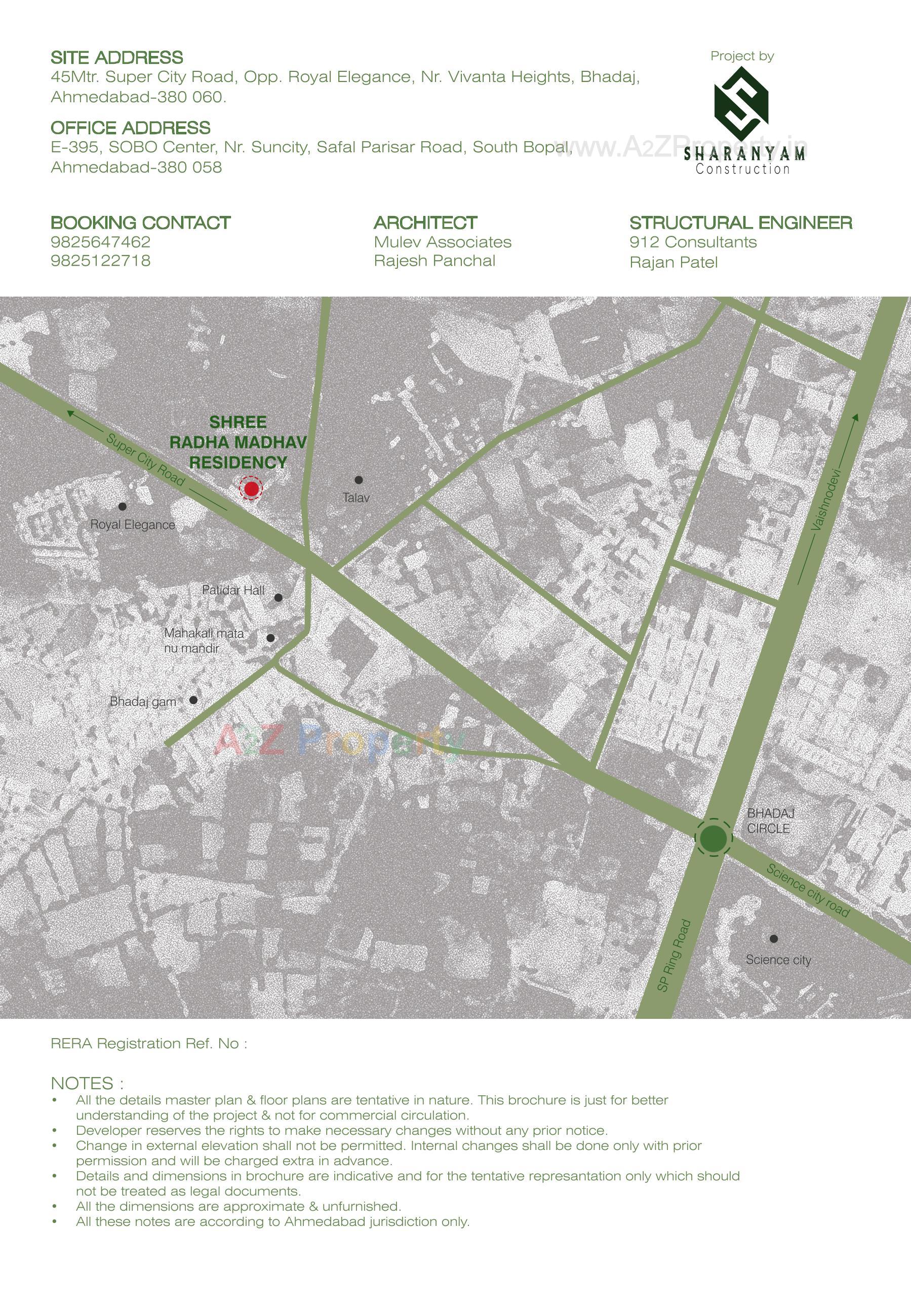  of real estate project Shree Radha Madhav Residency located at Bhadaj, Ahmedabad, Gujarat