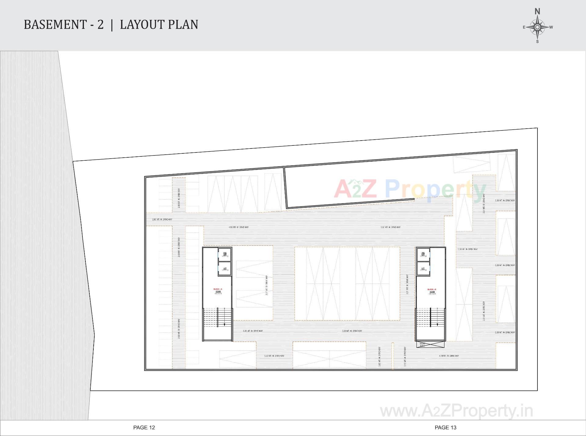 Layout of real estate project Shree Radhe Hills located at Hanspura, Ahmedabad, Gujarat