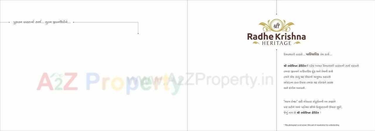  of real estate project Shree Radhe Krishna Heritage located at Vastral, Ahmedabad, Gujarat