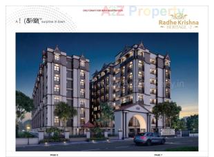 Elevation of real estate project Shree Radhe Krishna Heritage located at Vastral, Ahmedabad, Gujarat