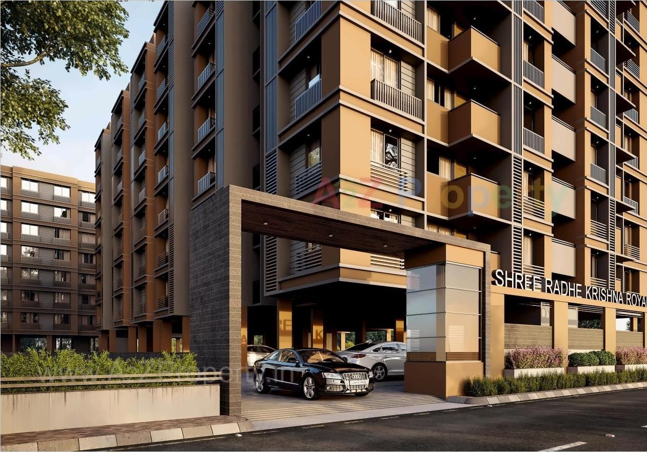 3D Elevation of real estate project Shree Radhe Krishna Royal located at Naroda, Ahmedabad, Gujarat
