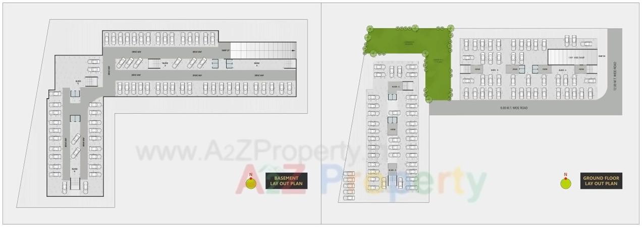 Layout of real estate project Shree Radhe Krishna Royal located at Naroda, Ahmedabad, Gujarat