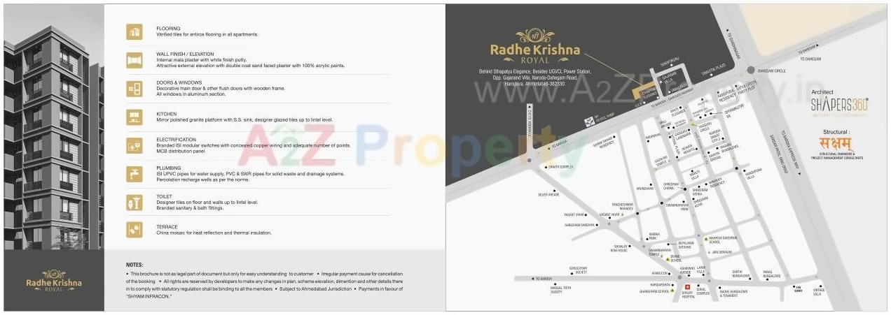  of real estate project Shree Radhe Krishna Royal located at Naroda, Ahmedabad, Gujarat