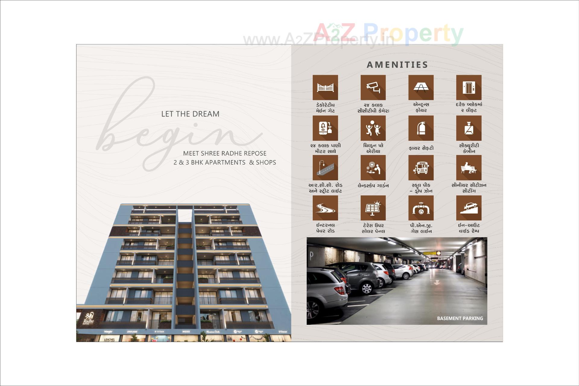  of real estate project Shree Radhe Repose located at Hanspura, Ahmedabad, Gujarat