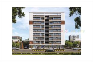 Elevation of real estate project Shree Radhe Repose located at Hanspura, Ahmedabad, Gujarat