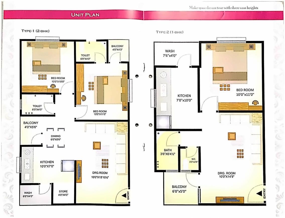 Layout of real estate project Shree Ram Heights located at Muthia, Ahmedabad, Gujarat