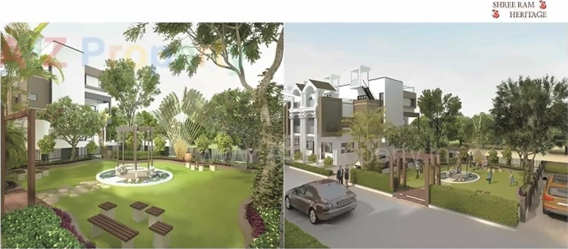 3D Elevation of real estate project Shree Ram Heritage located at Chiloda, Ahmedabad, Gujarat