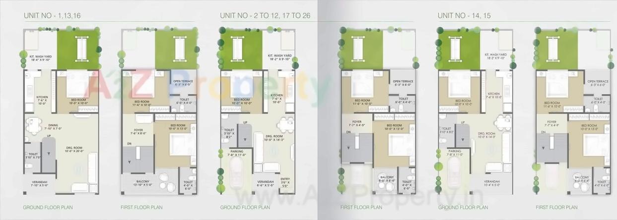 Layout of real estate project Shree Ram Homes located at Nana-chiloda, Ahmedabad, Gujarat