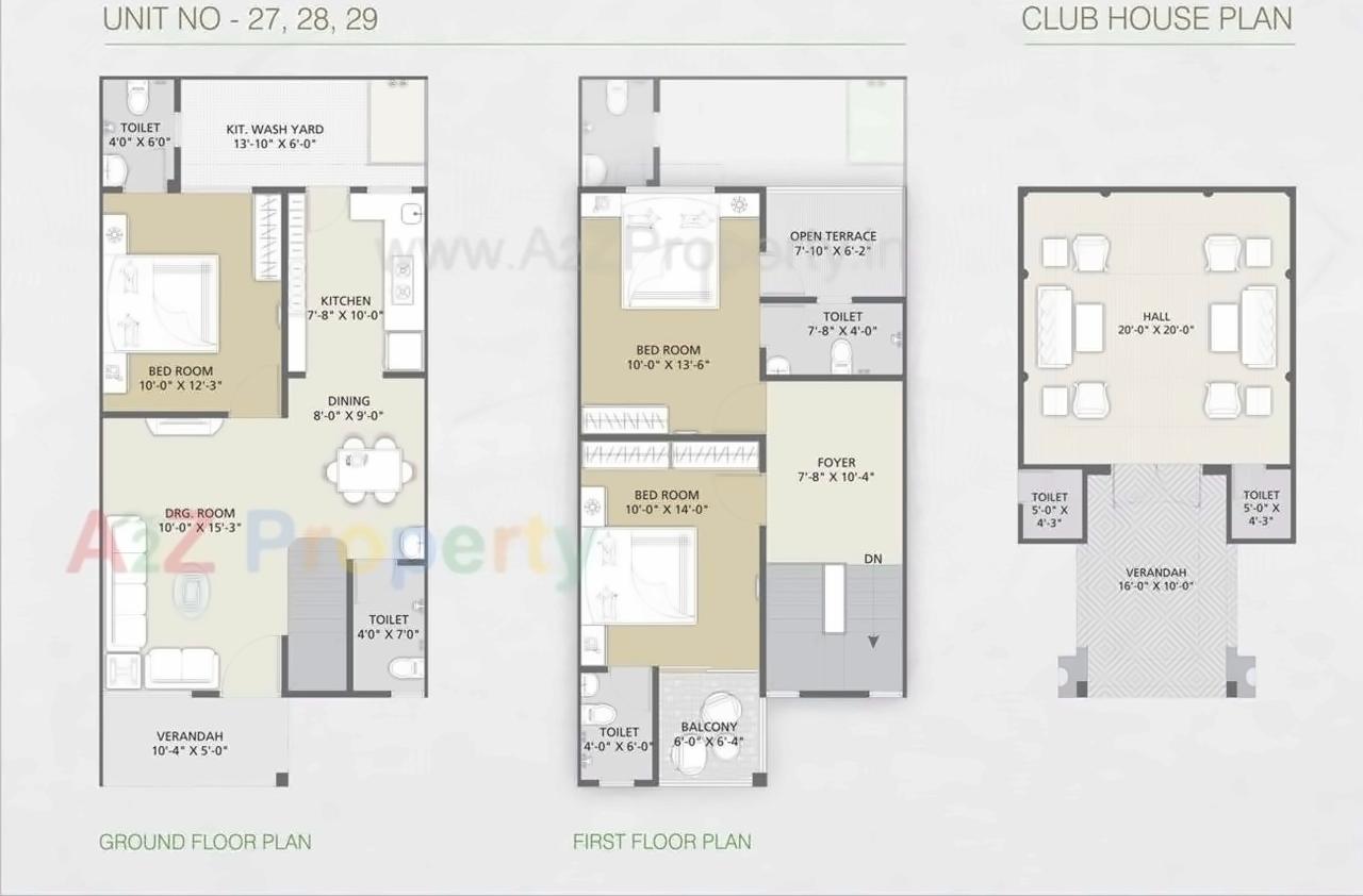 Layout of real estate project Shree Ram Homes located at Nana-chiloda, Ahmedabad, Gujarat