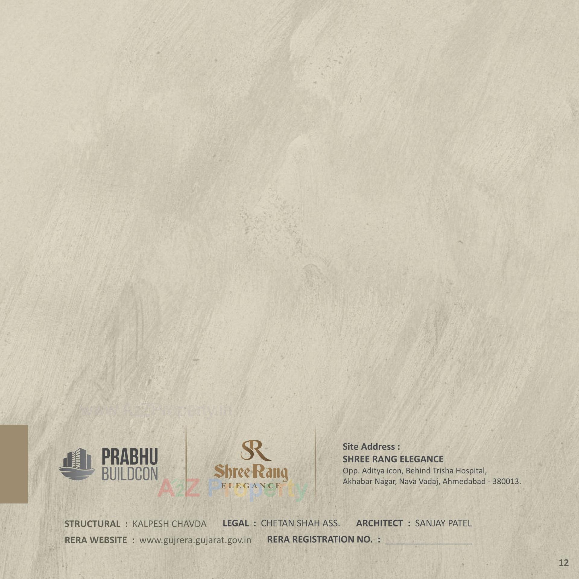  of real estate project Shree Rang Elegance located at Wadaj, Ahmedabad, Gujarat