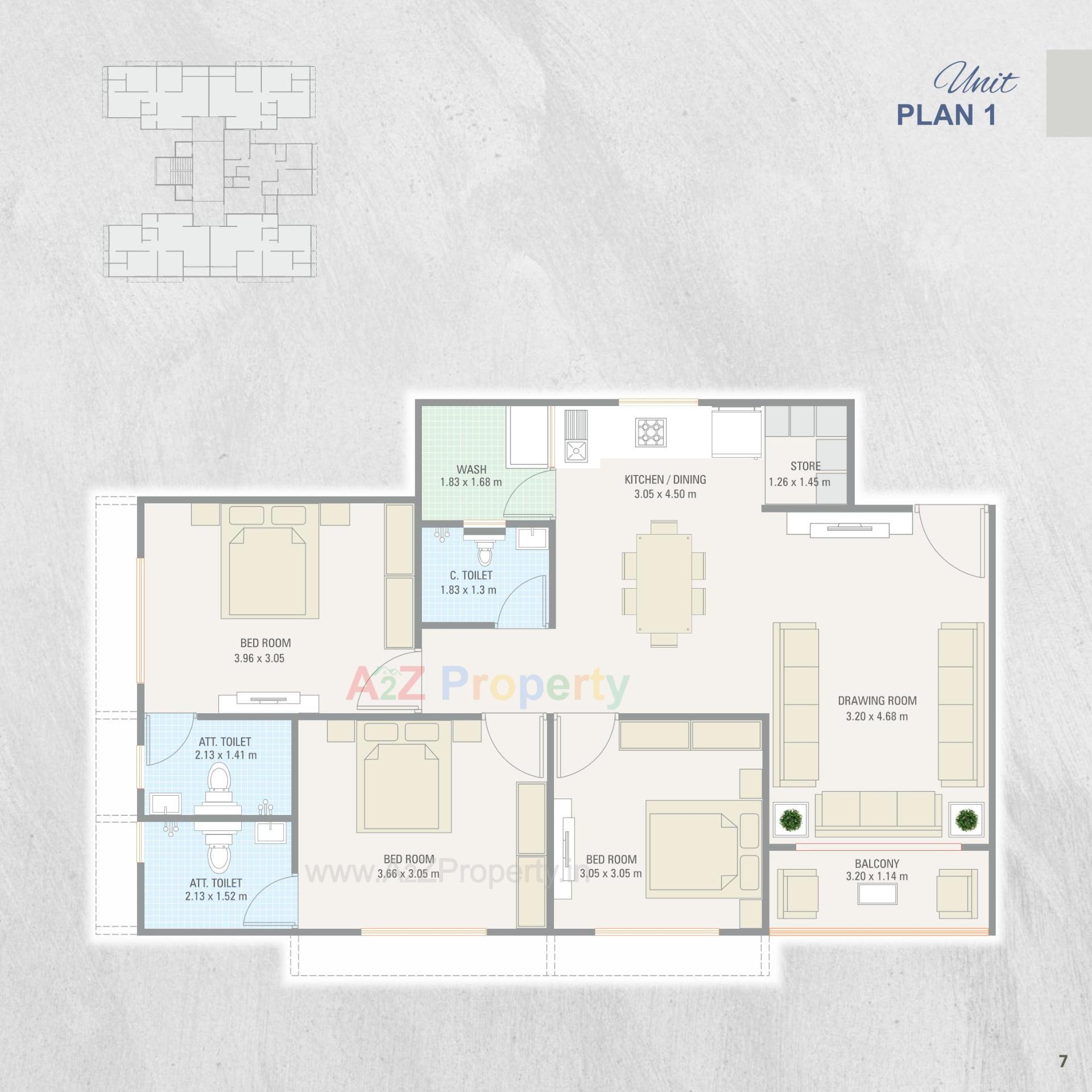 Layout of real estate project Shree Rang Elegance located at Wadaj, Ahmedabad, Gujarat