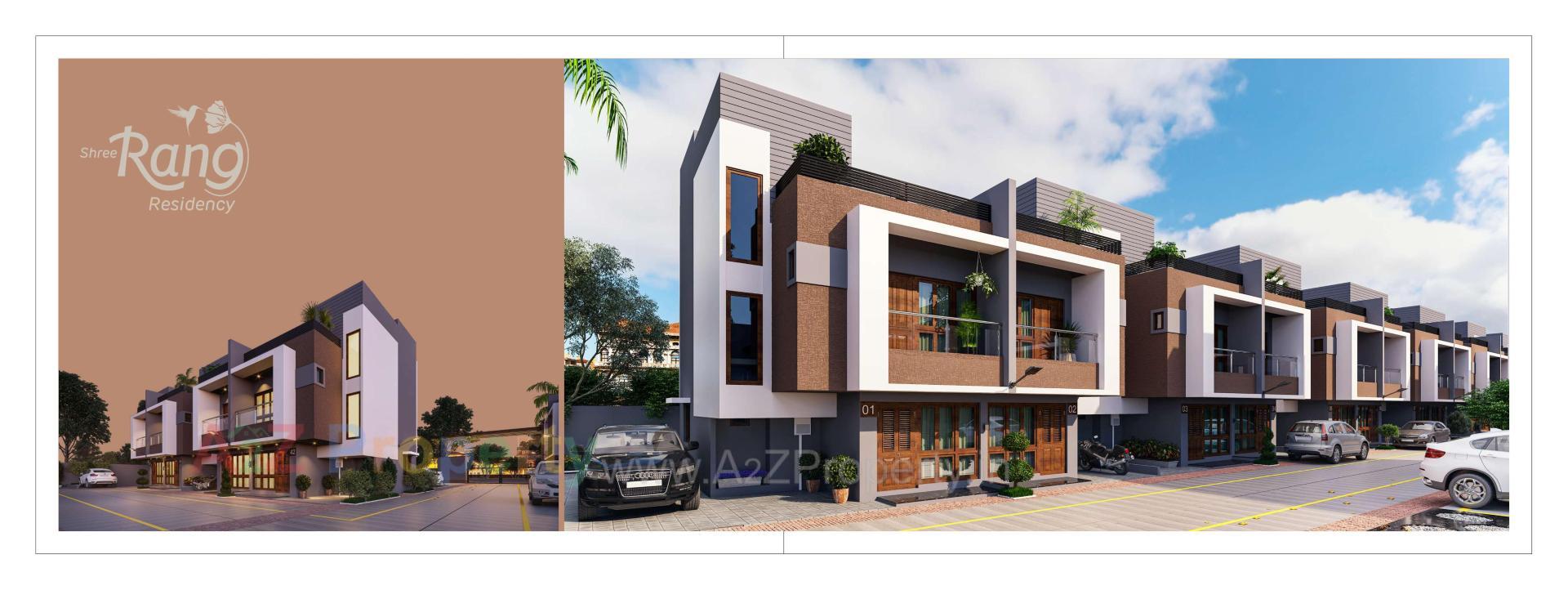 3D Elevation of real estate project Shree Rang Residency located at Ahmedabad, Ahmedabad, Gujarat