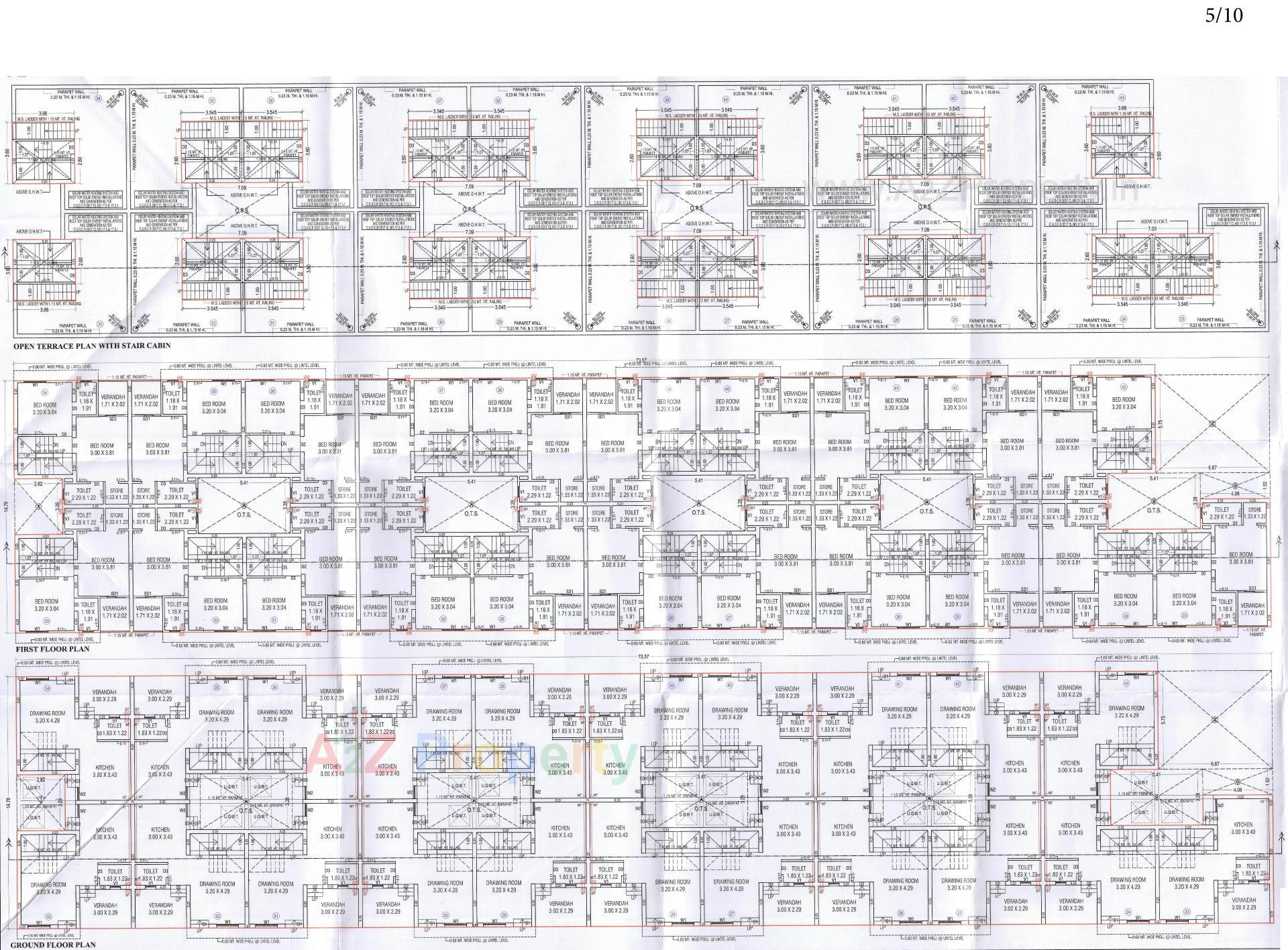 Layout of real estate project Shree Ranga Residency located at Fatehwadi, Ahmedabad, Gujarat