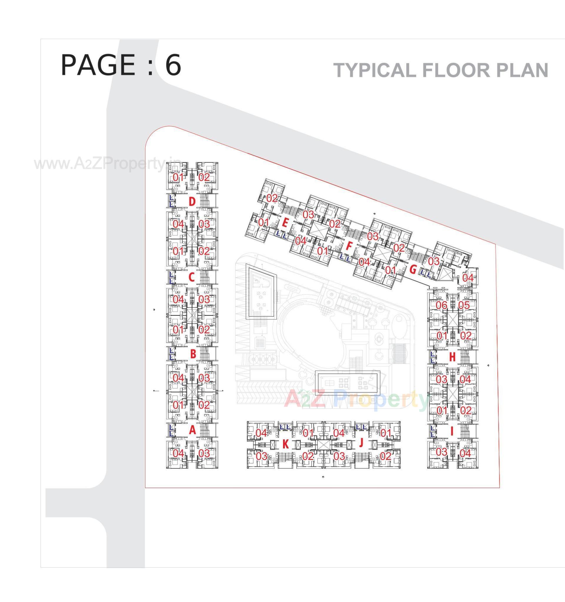 Layout of real estate project Shree Sadan located at Shahwadi, Ahmedabad, Gujarat