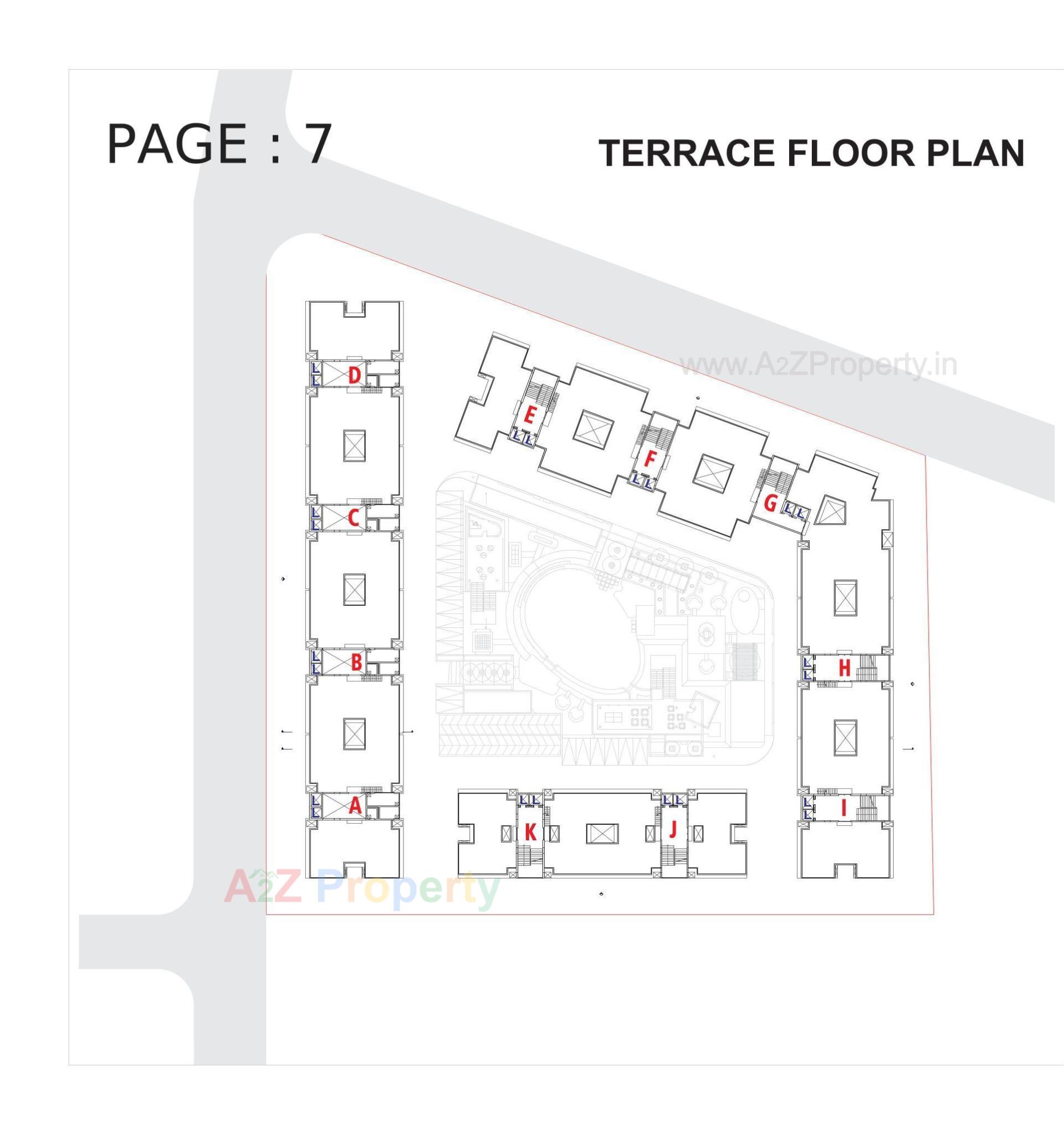 Layout of real estate project Shree Sadan located at Shahwadi, Ahmedabad, Gujarat
