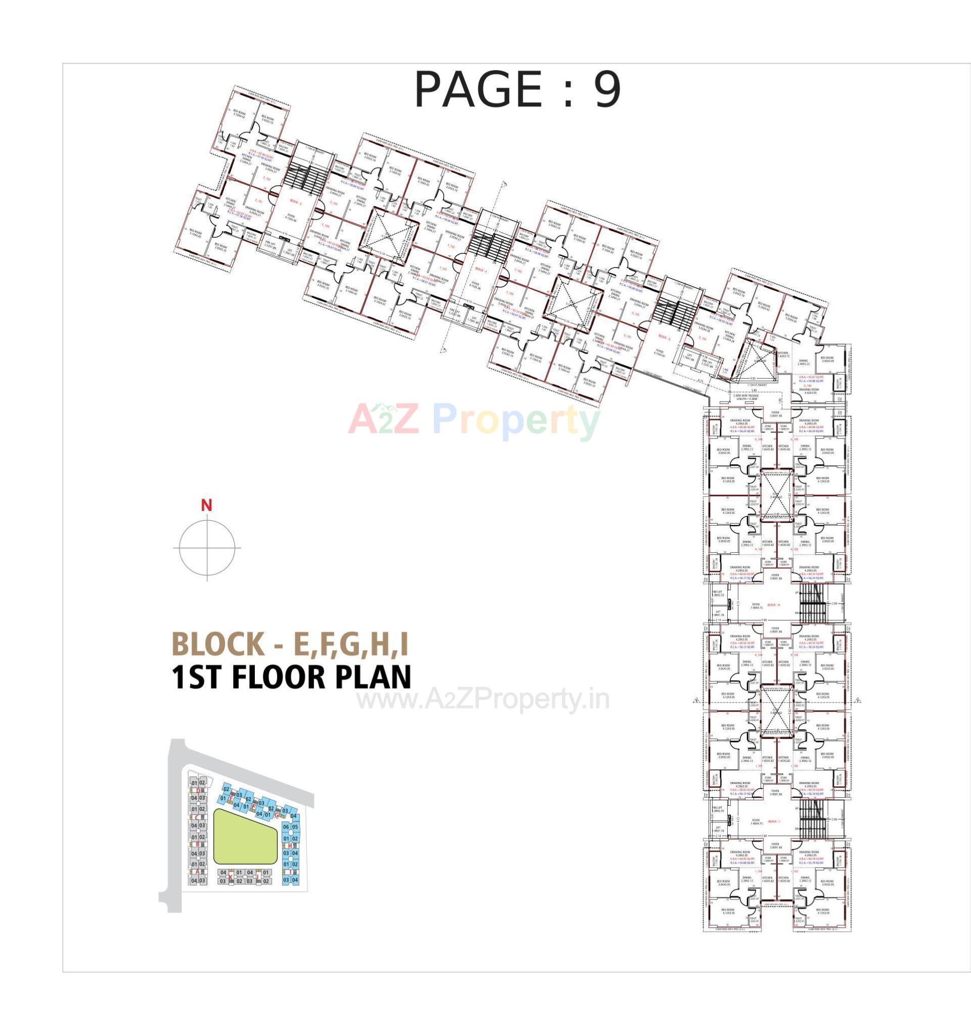 Layout of real estate project Shree Sadan located at Shahwadi, Ahmedabad, Gujarat