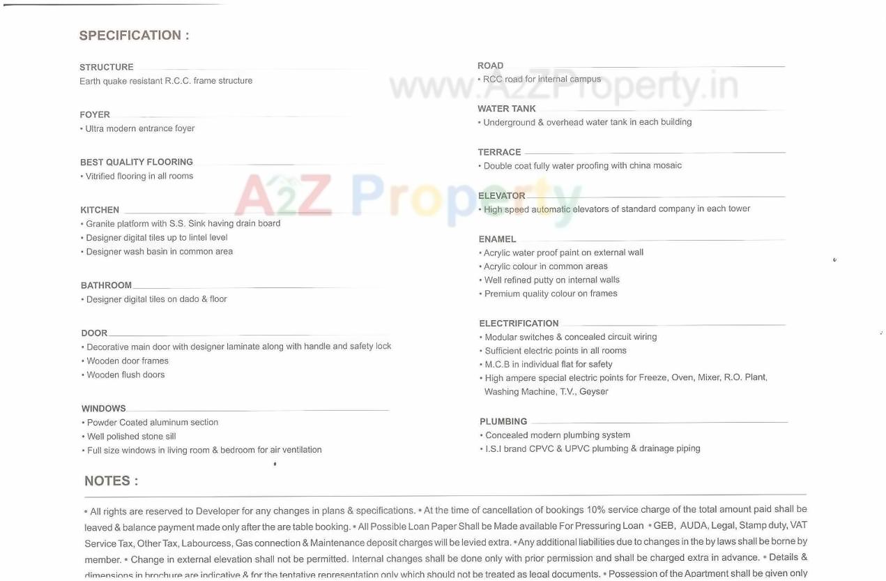  of real estate project Shree Sakat Valley located at Zundal, Ahmedabad, Gujarat