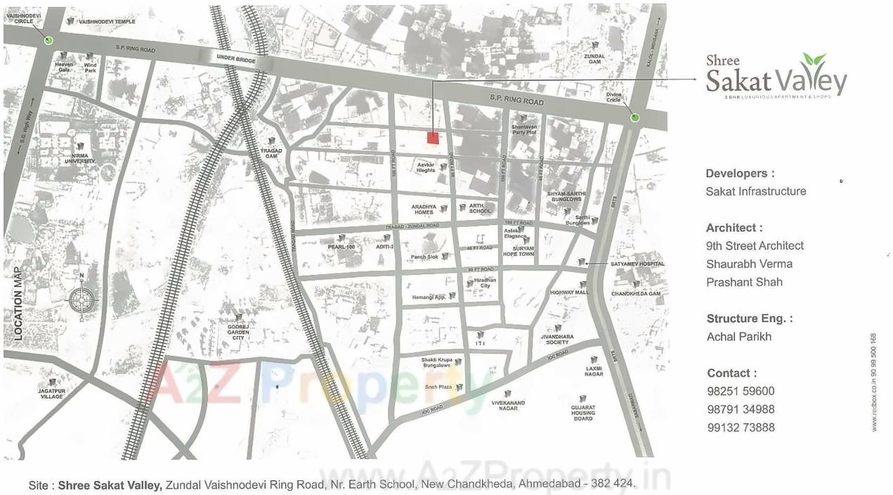  of real estate project Shree Sakat Valley located at Zundal, Ahmedabad, Gujarat