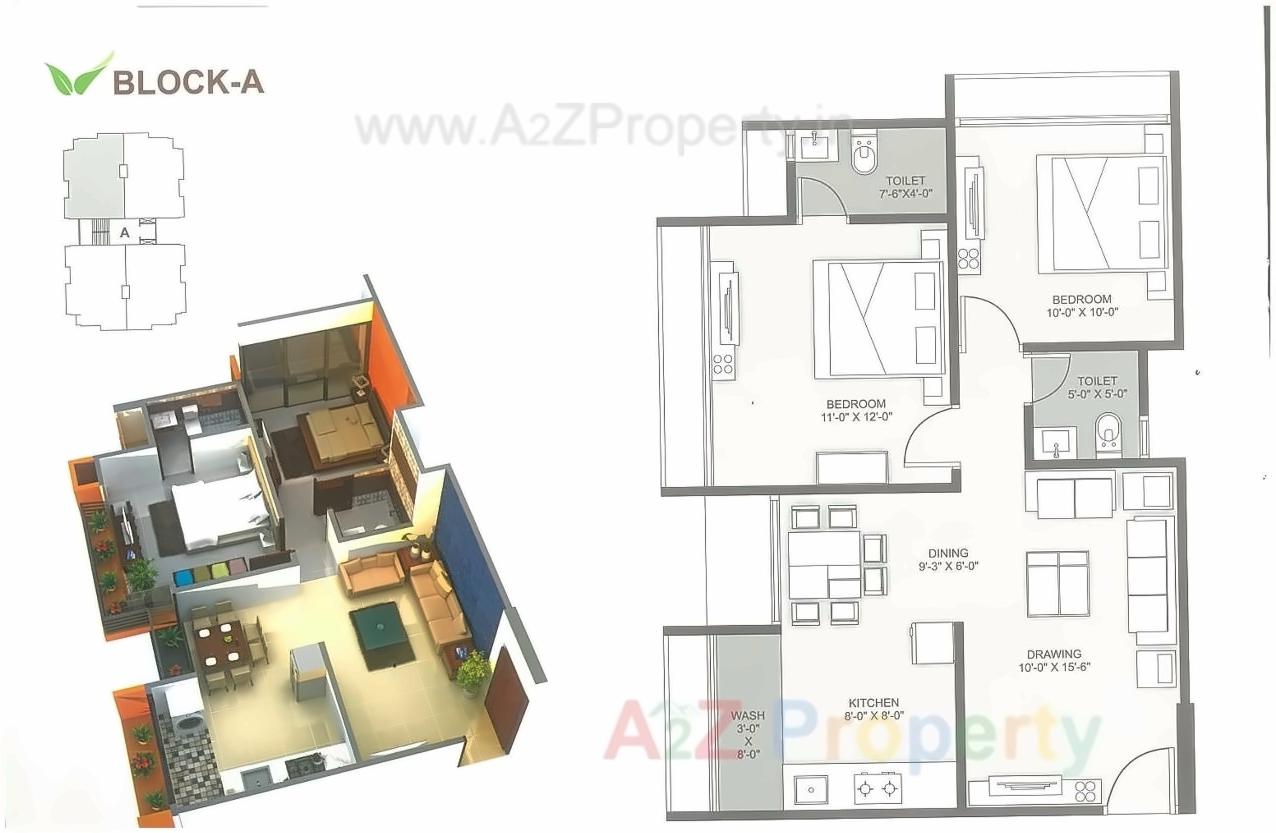 Layout of real estate project Shree Sakat Valley located at Zundal, Ahmedabad, Gujarat