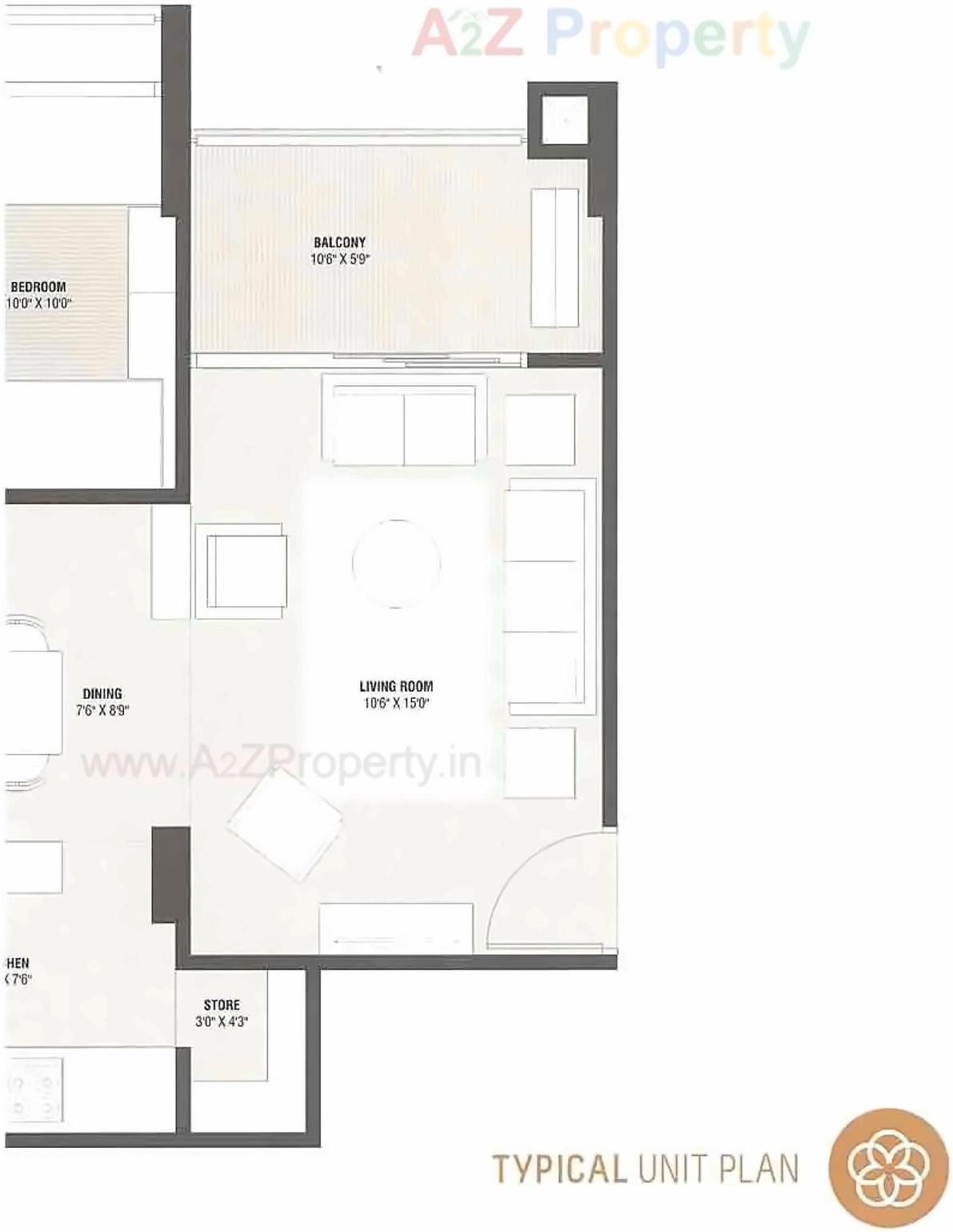 Layout of real estate project Shree Sanidhya Flora located at Shela, Ahmedabad, Gujarat