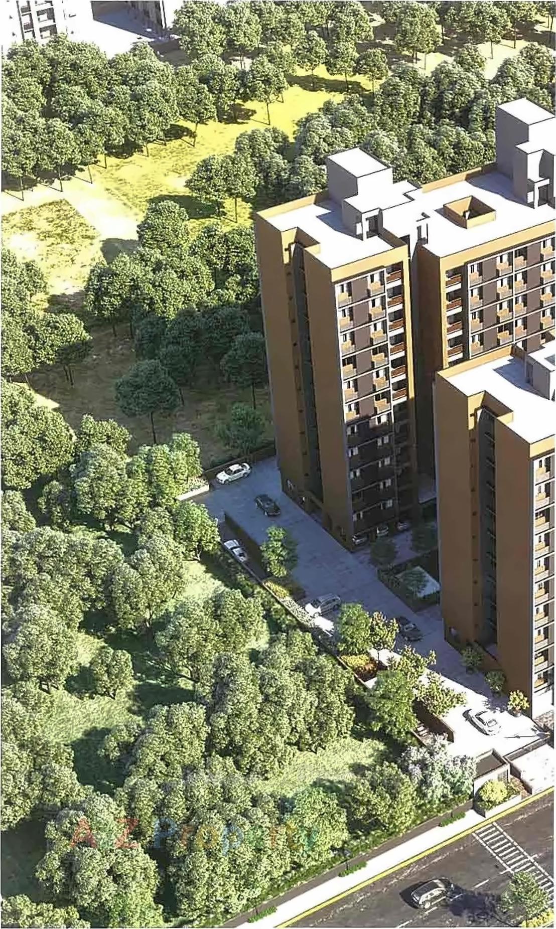 3D Elevation of real estate project Shree Sanidhya Flora located at Shela, Ahmedabad, Gujarat