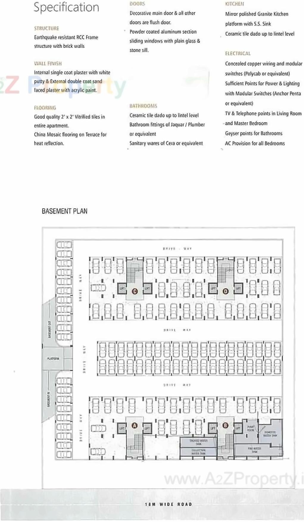 Layout of real estate project Shree Sanidhya Flora located at Shela, Ahmedabad, Gujarat