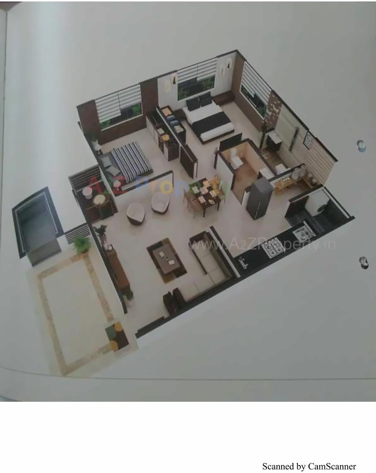 Layout of real estate project Shree Sarju Heights located at Chandkheda, Ahmedabad, Gujarat