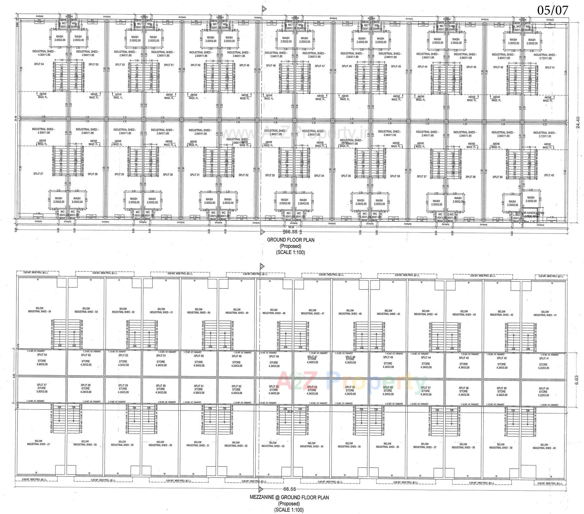 Layout of real estate project Shree Shakti Industrial Hub located at Ahmedabad, Ahmedabad, Gujarat