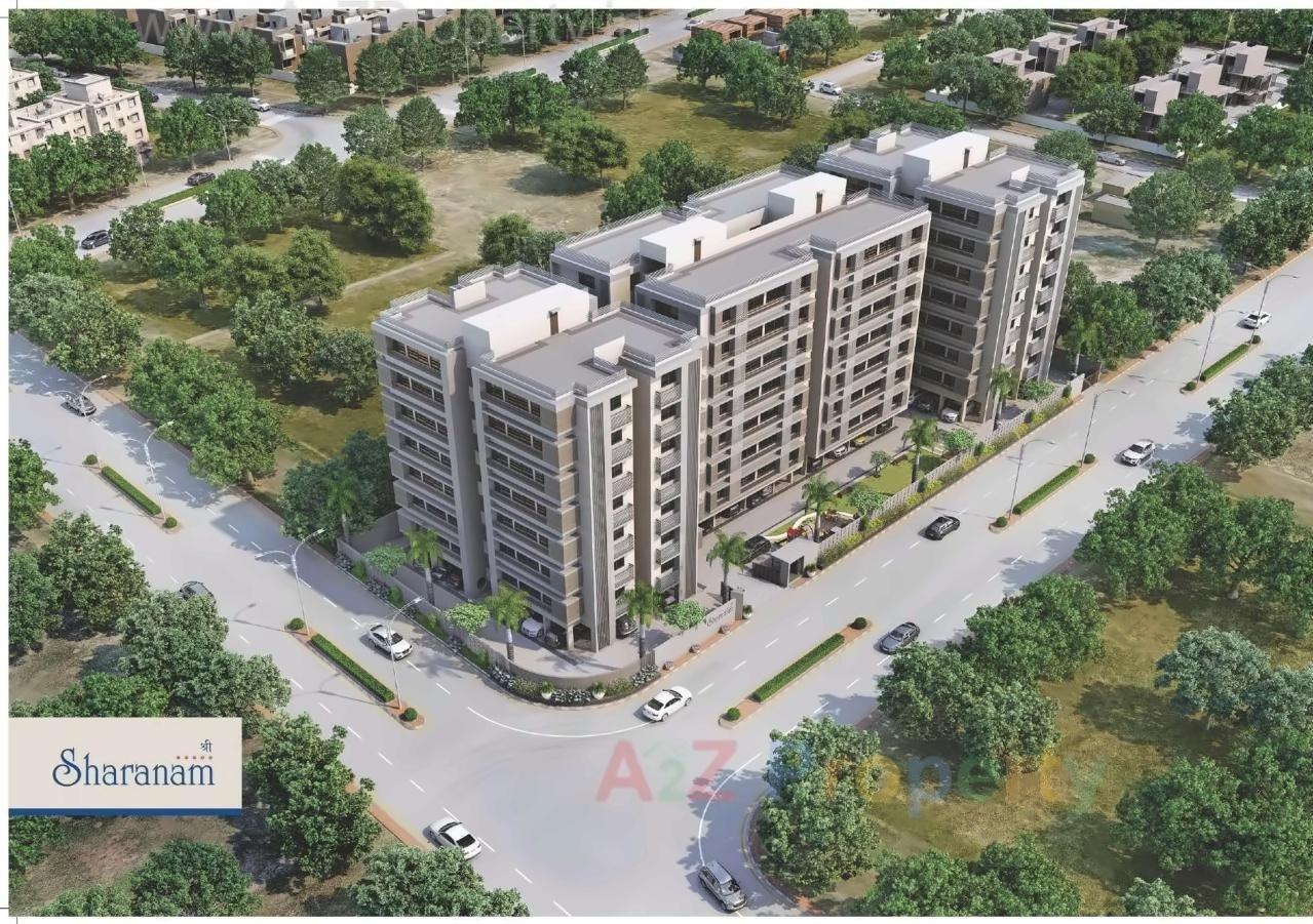 3D Elevation of real estate project Shree Sharanam located at Bopal, Ahmedabad, Gujarat
