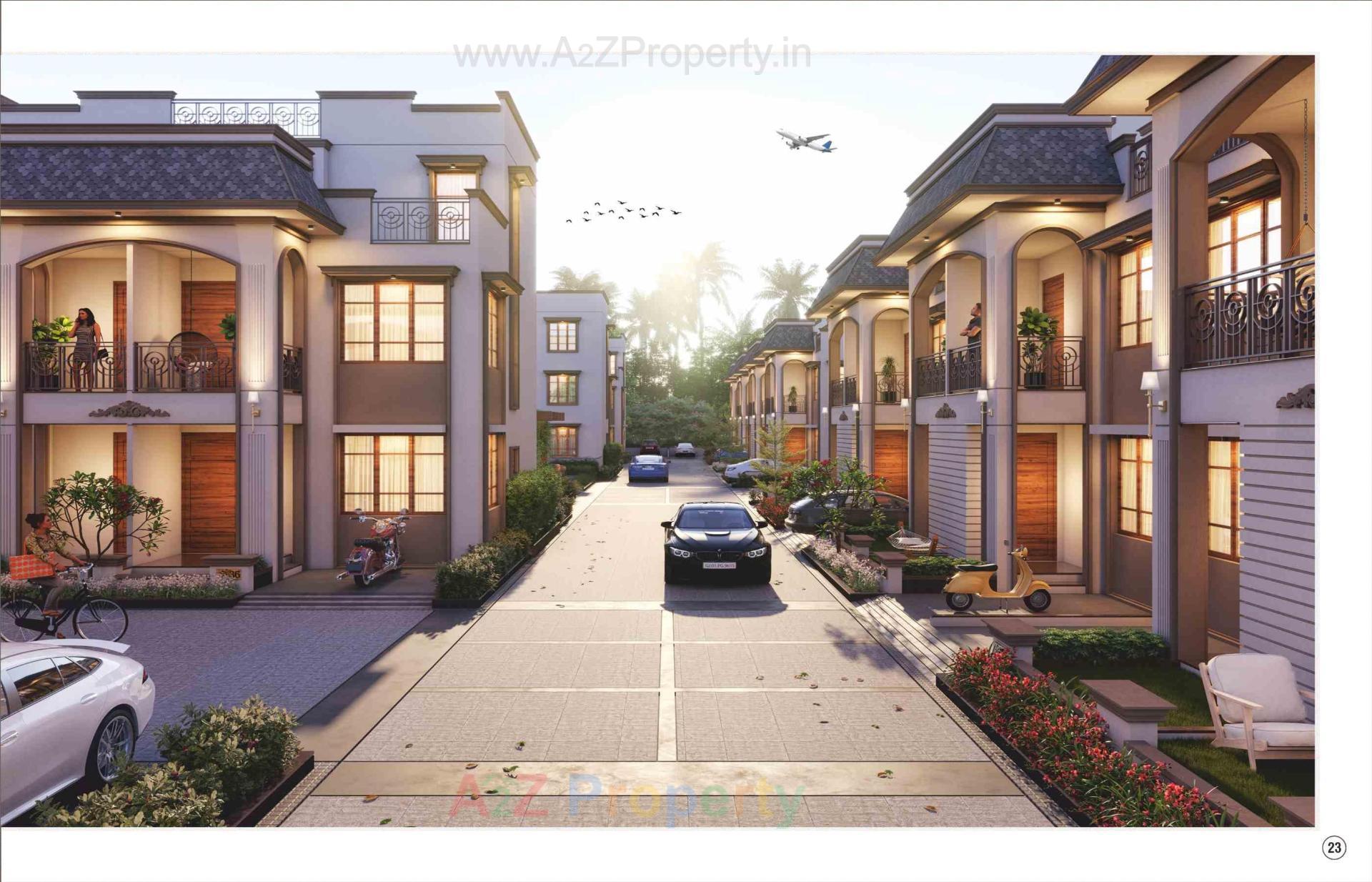 3D Elevation of real estate project Shree Shivanta Heritage located at Ahmedabad, Ahmedabad, Gujarat