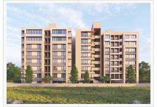 Elevation of real estate project Shree Ugati Residency located at Ghatlodiya, Ahmedabad, Gujarat