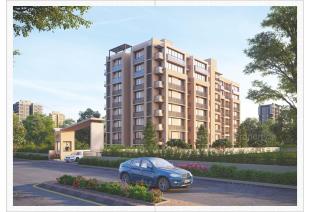 Elevation of real estate project Shree Ugati Residency located at Ghatlodiya, Ahmedabad, Gujarat