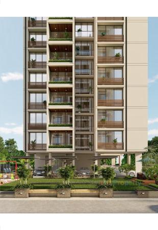 Elevation of real estate project Shree Vasundhara Royal located at Neral, Ahmedabad, Gujarat