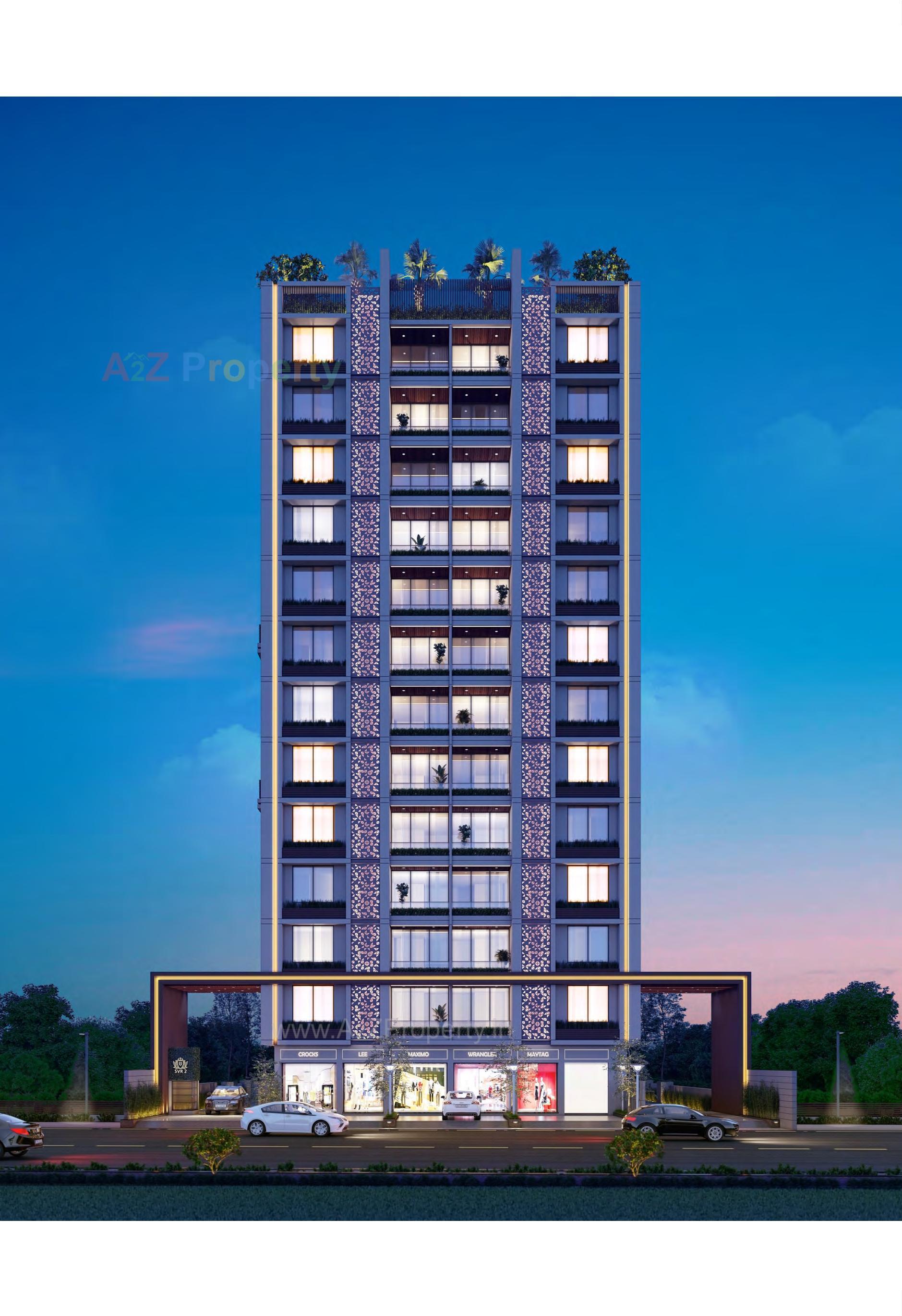 3D Elevation of real estate project Shree Vasundhara Royal located at Neral, Ahmedabad, Gujarat