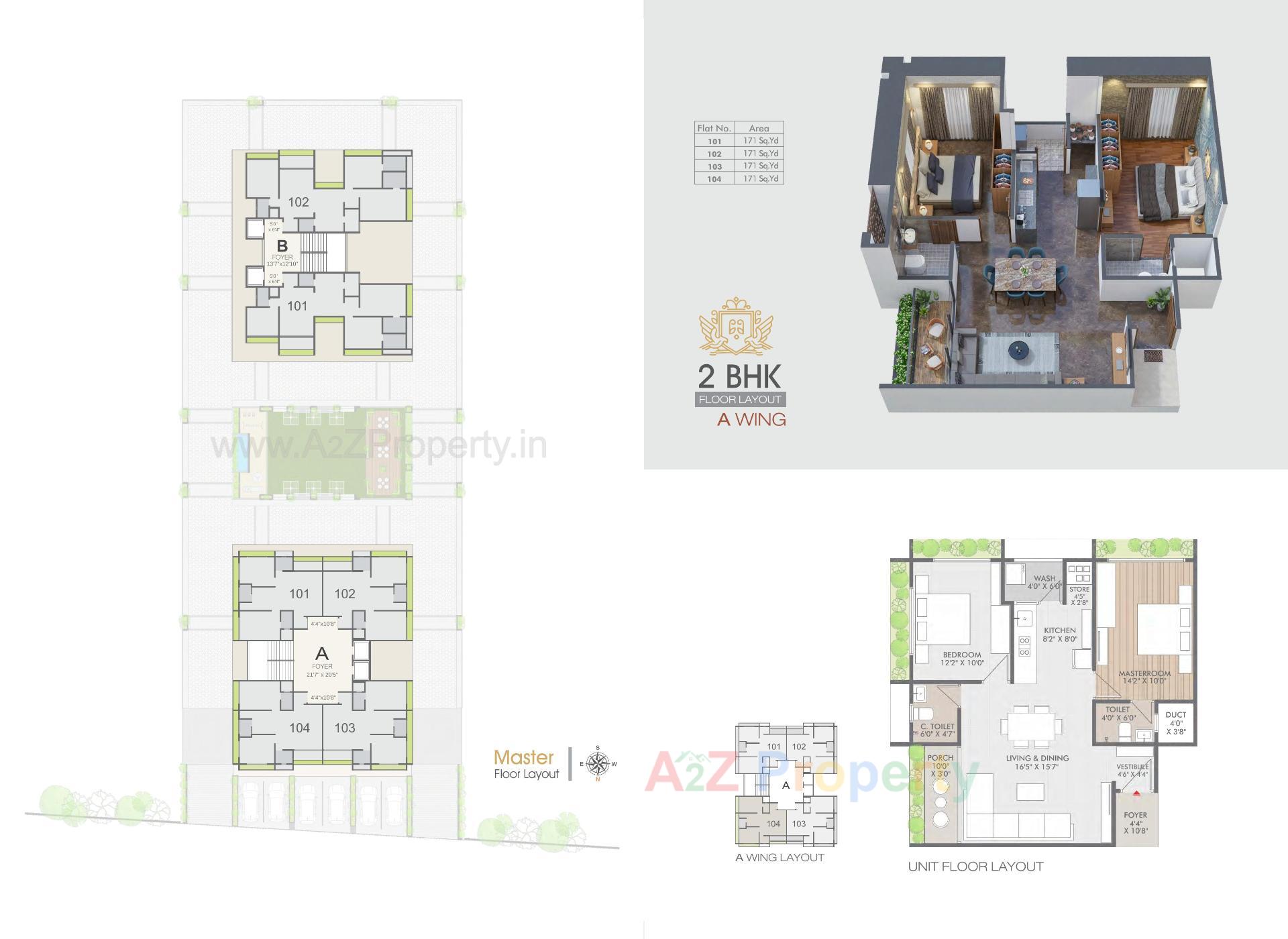 Layout of real estate project Shree Vasundhara Royal located at Neral, Ahmedabad, Gujarat